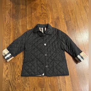 Kids Burberry quilted jacket